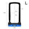 Bicycle / motorcycle lock - U-shaped - 20T hydraulic shear - waterproof