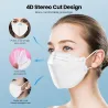 Gezichts-/mondbeschermende maskers - antibacterieel - herbruikbaar - FPP2 - KN95Mondmaskers