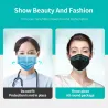Gezicht / mondbeschermende gezichtsmaskers - antibacterieel - 3-laags - 4D design - FPP2 - KN95Mondmaskers