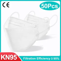 Gezicht / mondbeschermende gezichtsmaskers - antibacterieel - 3-laags - 4D design - FPP2 - KN95Mondmaskers