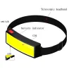 Professional headlamp - mini flashlight - rechargeable - COB - LED - USBTorches