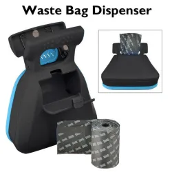 Pelle à caca portable - nettoyeur - pliable - pour animaux de compagnie - ensemble avec sacs