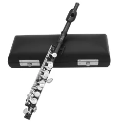 Flauto professionale - piccolo - chiave C - cupro nichel - con custodia