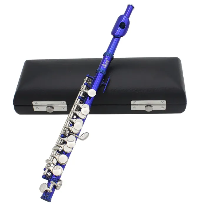 Flauto professionale - piccolo - chiave C - cupro nichel - con custodia