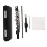 Flauto professionale - piccolo - chiave C - cupro nichel - con custodia