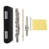 Flauto professionale - piccolo - chiave C - cupro nichel - con custodia