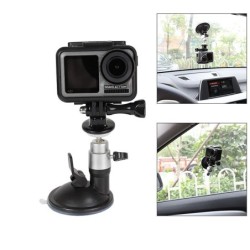 Car window suction cup - mount with ball head - camera holder - for DJI Osmo / GoPro Hero / Sony Yi 4K Sjcam