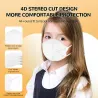 Mascherine protettive viso/bocca - antibatteriche - 4 veli - FPP2 - KN95 - per bambini