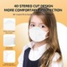Maski ochronne na twarz / usta - antybakteryjne - 4-warstwowe - FPP2 - KN95 - dla dzieciMaski na usta