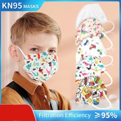 Mascarillas bucalesMascarillas protectoras faciales / bucales - antibacterianas - 5 capas - FPP2 - KN95 - para niños