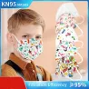 Masques de protection visage/bouche - antibactériens - 5 plis - FPP2 - KN95 - pour enfants