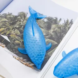 Delfino blu spremuto - palline di orbeez - giocattolo di agitazione - sollievo dallo stress / ansia