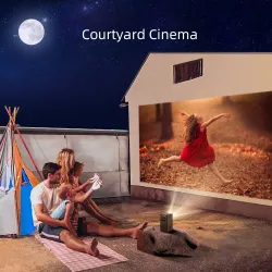 BYINTEK P20 M - Pico Smart - mini bärbar projektor - skärmlös TV - Android - Wifi - LED - DLP - 4K - 1080P