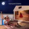 BYINTEK P20 M - Pico Smart - mini projektor przenośny - telewizor bez ekranu - Android - Wifi - LED - DLP - 4K - 1080PProjektory