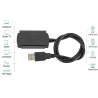 3 en 1 USB 2.0 vers IDE / SATA - Disque dur 2,5" 3,5" - Convertisseur HDD - Adaptateur - Câble