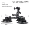 Car window suction cup - 1/4" tripod - adapter - mount for GoPro / SJCAM Xiaomi Yi 4K