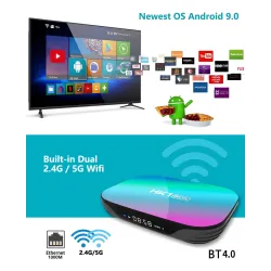 HK1 S905X3 4GB RAM 32GB ROM - 5G WIFI - Bluetooth - Android - 4K - 8K - Google Assistant - TV BoxAndroid box