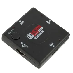 HDMI switch - splitter - 3 input 1 output - mini 3 port - til HDTV 1080P