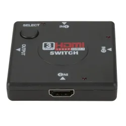 HDMI switch - splitter - 3 input 1 output - mini 3 port - til HDTV 1080P