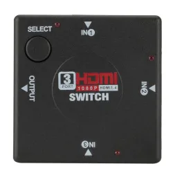 HDMI switch - splitter - 3 input 1 output - mini 3 port - til HDTV 1080P