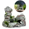 AcuarioCasa del árbol de musgo - con cueva - decoración de acuario de resina
