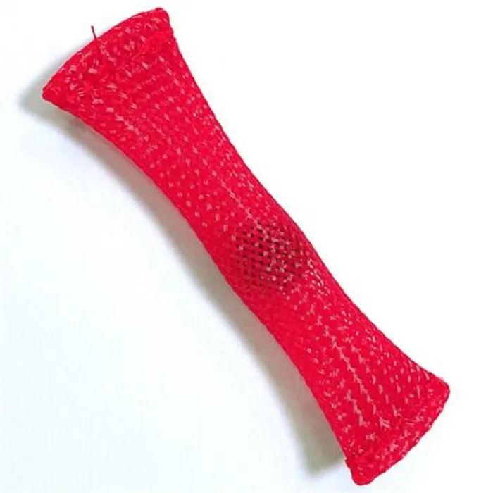 Squeeze fidget toy - anti-stress - nätrör med marmorboll