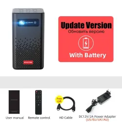 BYINTEK P20 M - Pico Smart - mini projecteur portable - TV sans écran - Android - Wifi - LED - DLP - 4K - 1080P