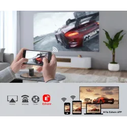 BYINTEK P20 M - Pico Smart - mini bärbar projektor - skärmlös TV - Android - Wifi - LED - DLP - 4K - 1080P