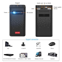 BYINTEK P20 M - Pico Smart - mini projecteur portable - TV sans écran - Android - Wifi - LED - DLP - 4K - 1080P