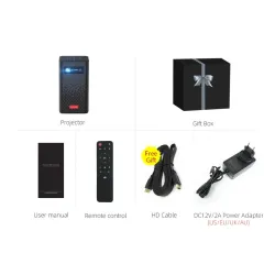 BYINTEK P20 M - Pico Smart - mini projecteur portable - TV sans écran - Android - Wifi - LED - DLP - 4K - 1080P