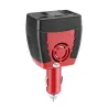 Bil sigarettenner strømomformer - adapter - med USB-ladeport - 150W - 12V DC til 220V AC
