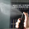 Sprayflaska i glas - mörkbrun - solskydd - kosmetika / parfymprovbehållare