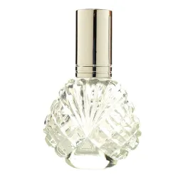Krystalglasflaske - med forstøver - til parfume - genanvendelig - 15ml