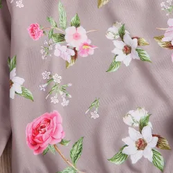 Klassiskt set för barn - långärmad tröja - byxor - med blommönster