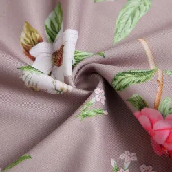 Klassiskt set för barn - långärmad tröja - byxor - med blommönster