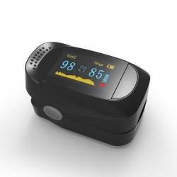 Pulsossimetro da dito - ossigeno nel sangue / saturazione / cardiofrequenzimetro - OLED