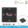 HDMI switch - splitter - 3 input 1 output - mini 3 port - til HDTV 1080P