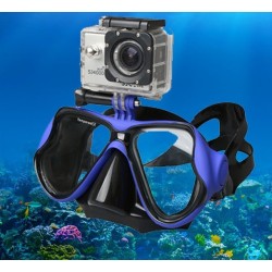 Diving mask - swimming goggles - for GoPro Hero 4 / 3 / 3+ cameras