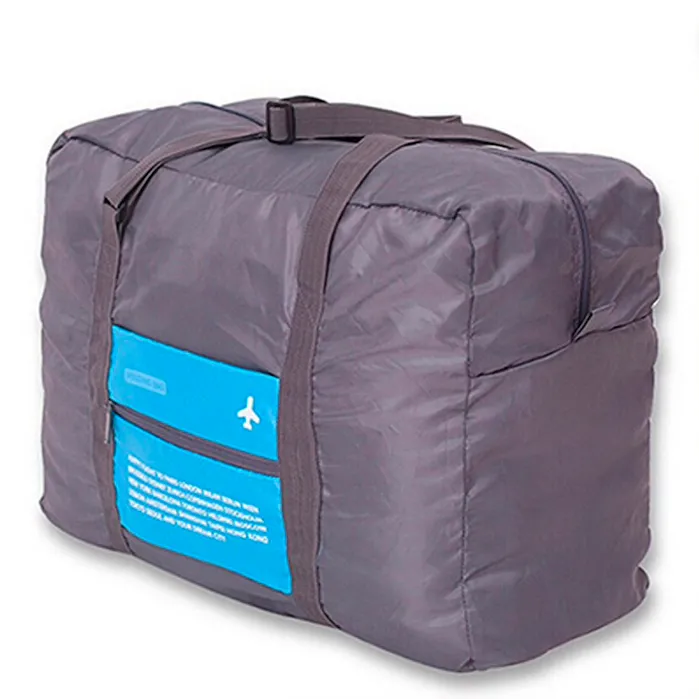 Sac de voyage en nylon imperméable - grande capacité - pliable - unisexe