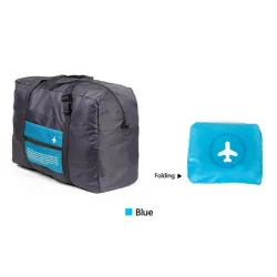 Sac de voyage en nylon imperméable - grande capacité - pliable - unisexe