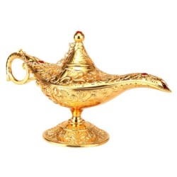 Lâmpada mágica tradicional de Aladim oco - ornamento vintage