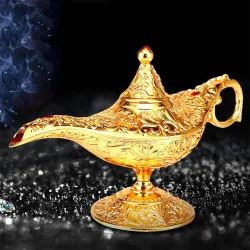 Traditionel hul Aladdins magiske lampe - Vintage ornament