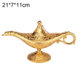 Traditionelle hohle Aladdin-Wunderlampe - Vintage-Schmuck