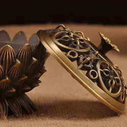 Lotus form røgelse brænder - røgelse holder