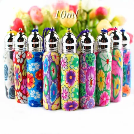 PerfumeFrasco de vidrio vacío - con roll on - envase de perfume - recargable - 5 piezas