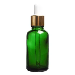 Empty glass bottle - perfume container - with dropperPerfumes