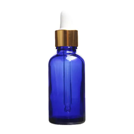 Empty glass bottle - perfume container - with dropperPerfumes