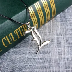 CollarDeath note - colgante letra L - con collar de cuerda