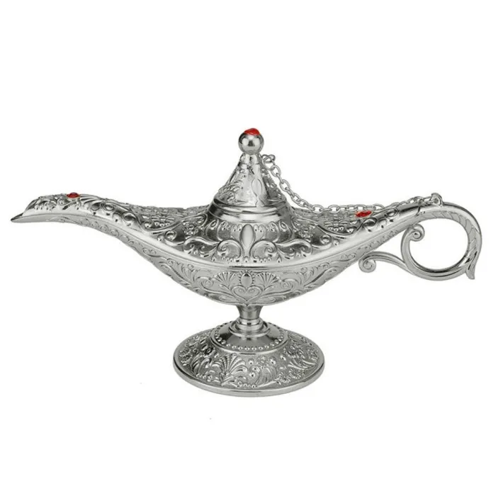 Lâmpada mágica tradicional de Aladim oco - ornamento vintage