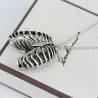Vintage skull rib cage pendant - with necklaceNecklaces